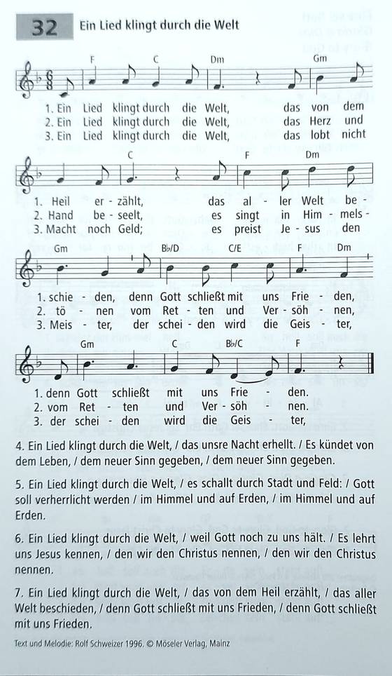 Quelle: neue lieder Gesangbuch