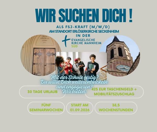 Werbung für FSJ-Stelle