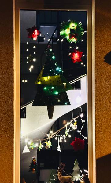 7. Adventsfenster - Tannenbaum