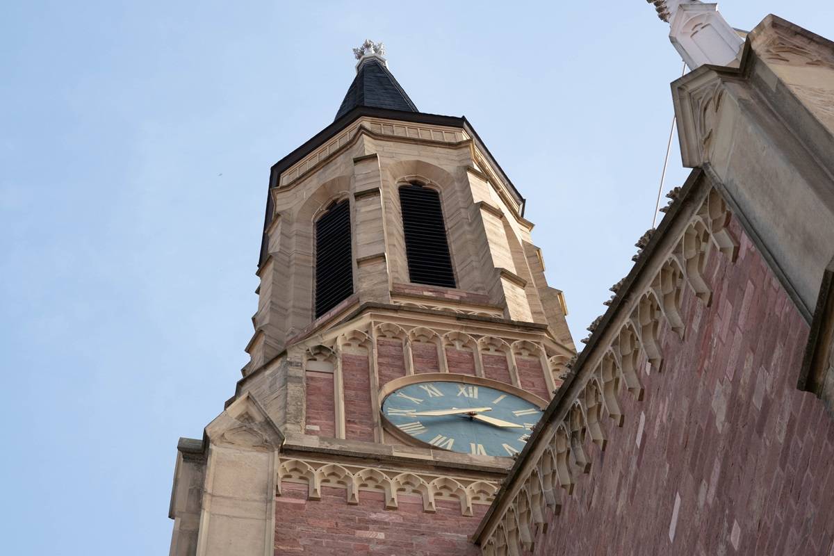 Quelle: Arne Onken, Erlösergemeinde Seckenheim Bild vom Kirchturm der Erlöserkirche